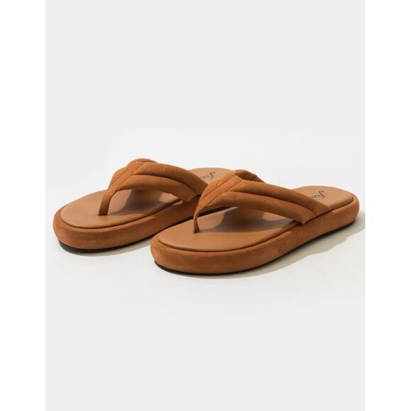 Free People Women's  Size 10 /EU 40  Wonderland L Thong Sandals Leather NIB! $98 - Picture 3 of 13